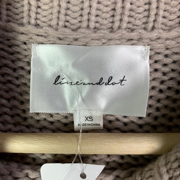 NEW $108‎ Line & Dot Anthropologie Sweater Knit Turtle Neck Women's Size XS - Picture 7 of 10